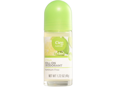 Cien Nature Roll-On Deodorant, 1.72 oz/49 g