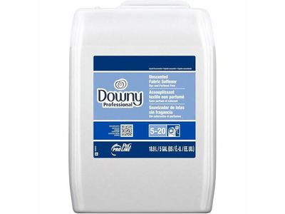 Downy Professional Fabric Softener, Unscented, Closed Loop, 5 Gallon