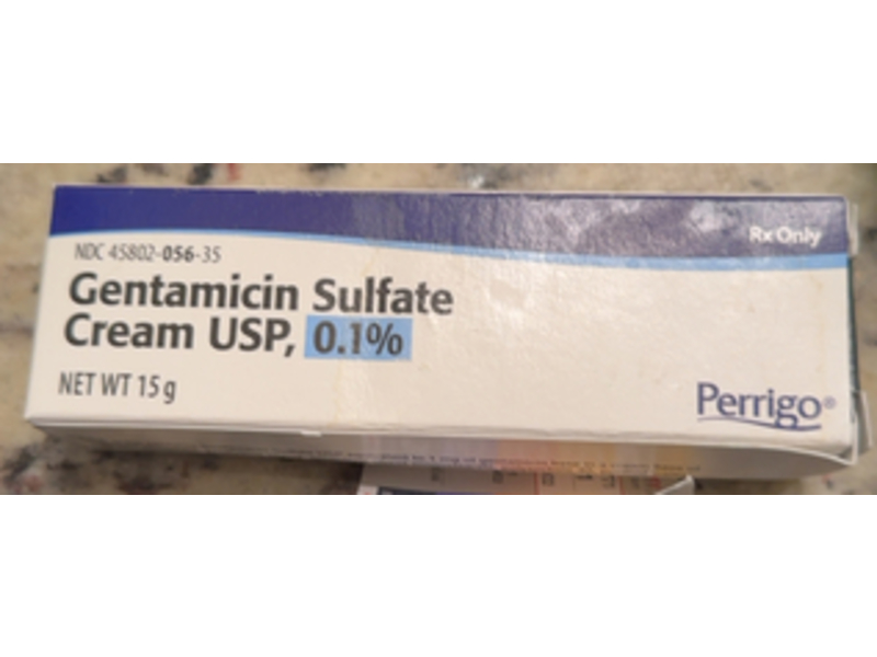 Gentamicin Sulfate Cream 0.1%, 15 g, Perrigo (Rx)