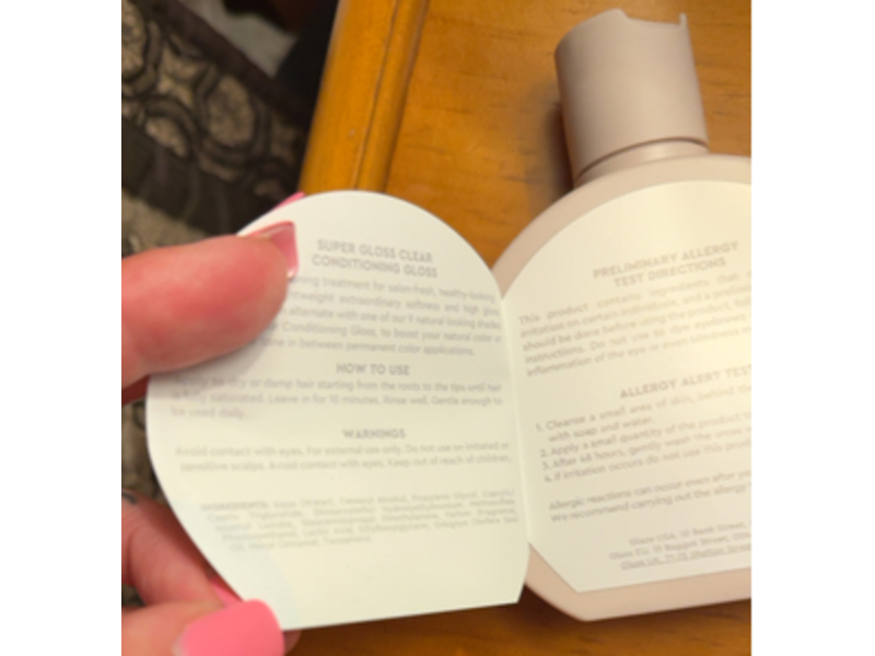 Glaze Sheer Glow Transparent Clear Conditioning Gloss, 6.4 fl oz/190 mL