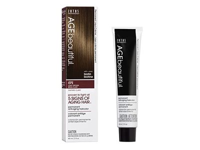 AGE beautiful Permanent Hair Color, 6N Light Brown, 2 fl oz/60 mL