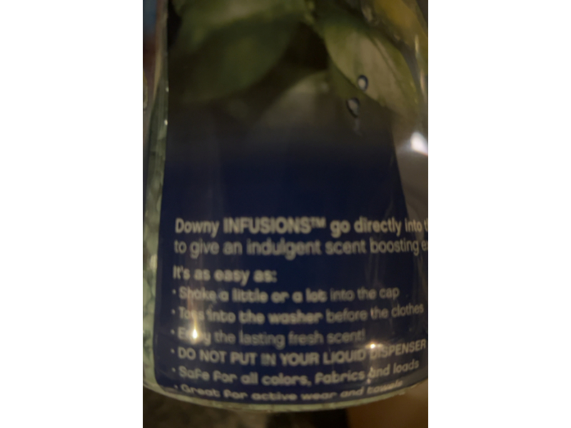 Downy Infusions Refresh Birch Water & Botanicals In-Wash Scent Booster, 34.0 oz/963 g