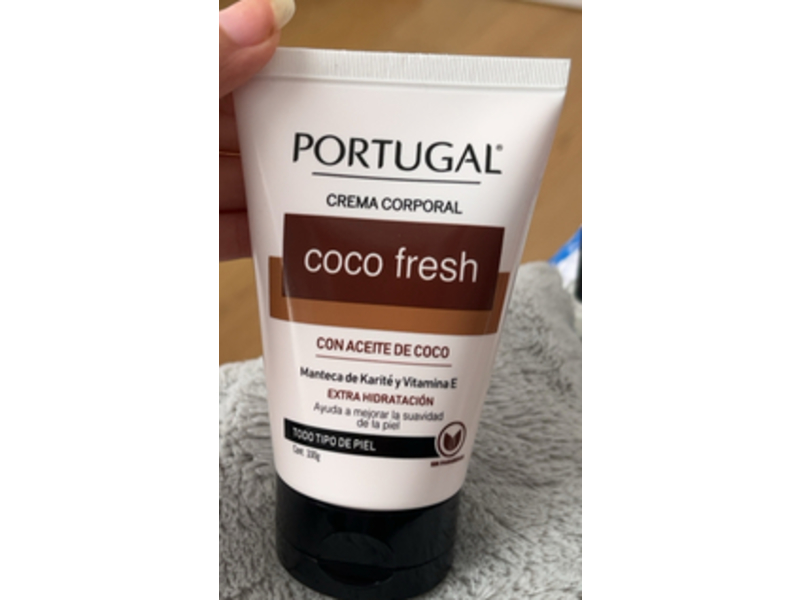 Portugal Crema Corporal, Coco Fresh, 100 g