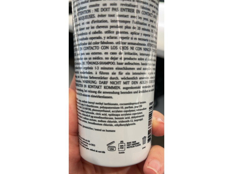 Evo Fabuloso Platinum Blond Toning Shampoo, 8.4 fl oz/250 mL