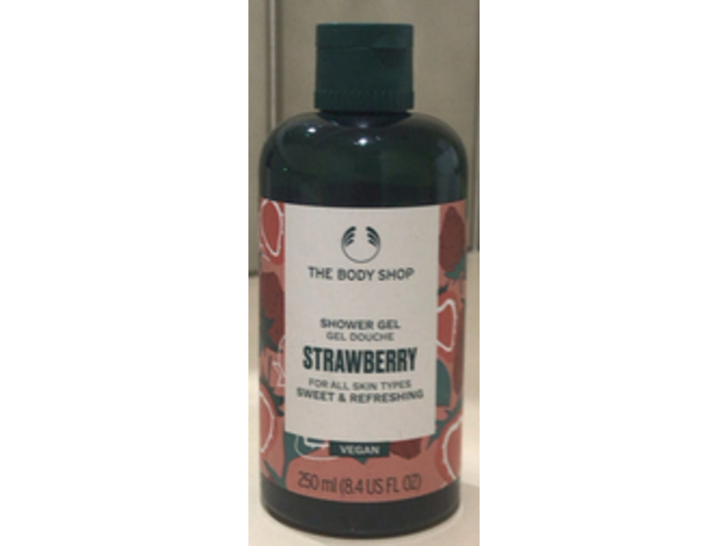 The Body Shop Shower Gel, Strawberry, 8.4 fl oz/250 mL