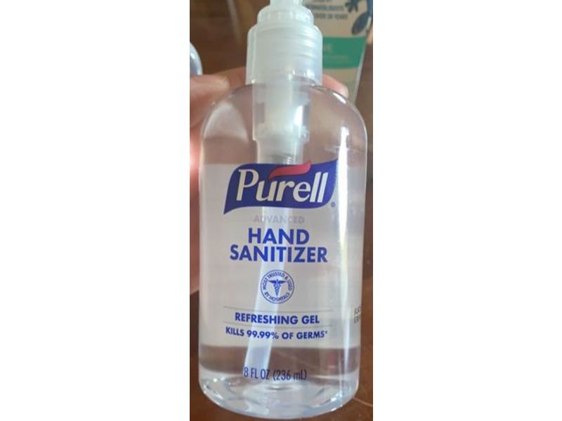 Purell Advanced Hand Sanitizer, Refreshing Gel, 8 fl oz/236 mL