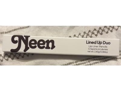 Neen Lined Up Lip Liner Pencils Duo, Orchard Crosby, 0.084 oz/2.40 g