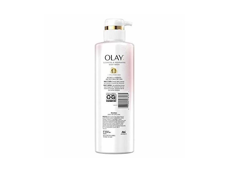 Olay Cleansing & Nourishing Body Wash, 17.9 fl oz/530 mL