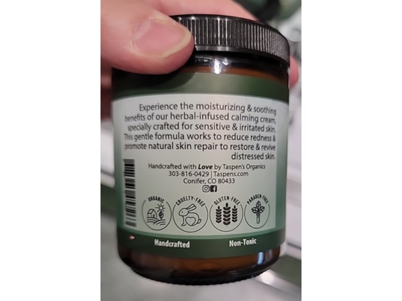 Taspen's Organics Restore & Revive Calming Cream, 9 oz/255 g