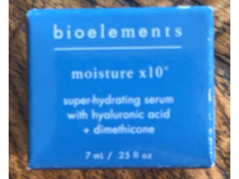Bioelements Moisture x10 Super Hydrating Serum, 0.25 fl oz/7 mL