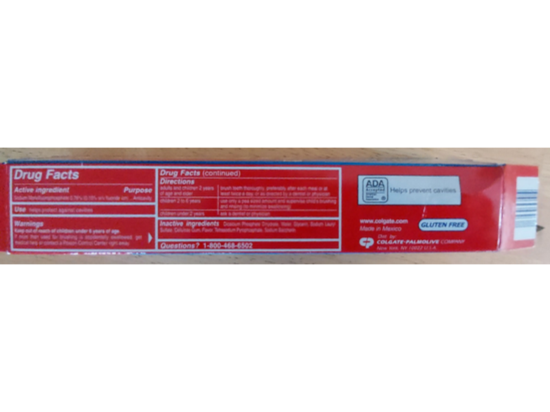 Colgate Cavity Protection Fluoride Toothpaste,4 oz