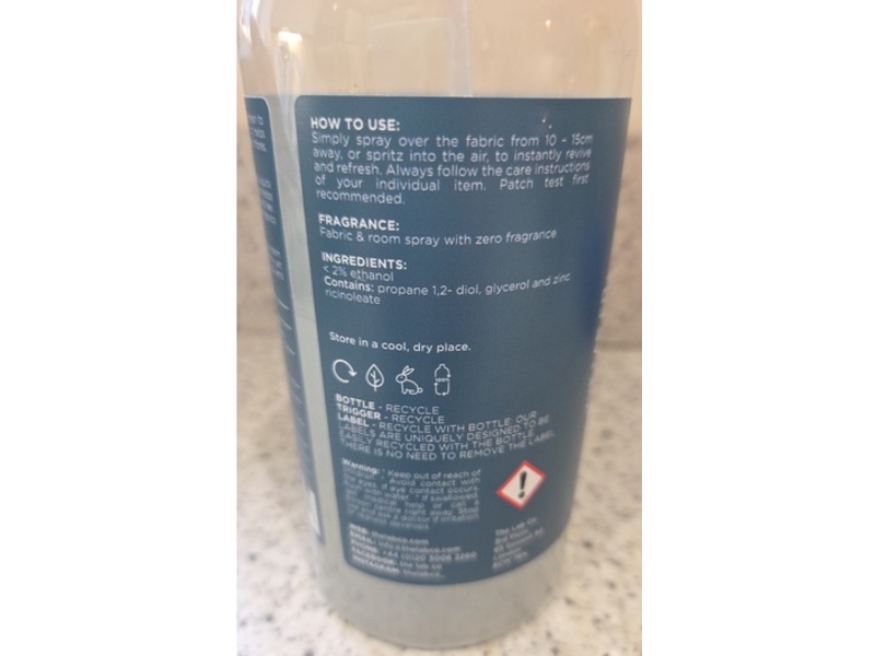 The Lab Co. Fabric & Room Spray, 16.9 fl oz/500 mL