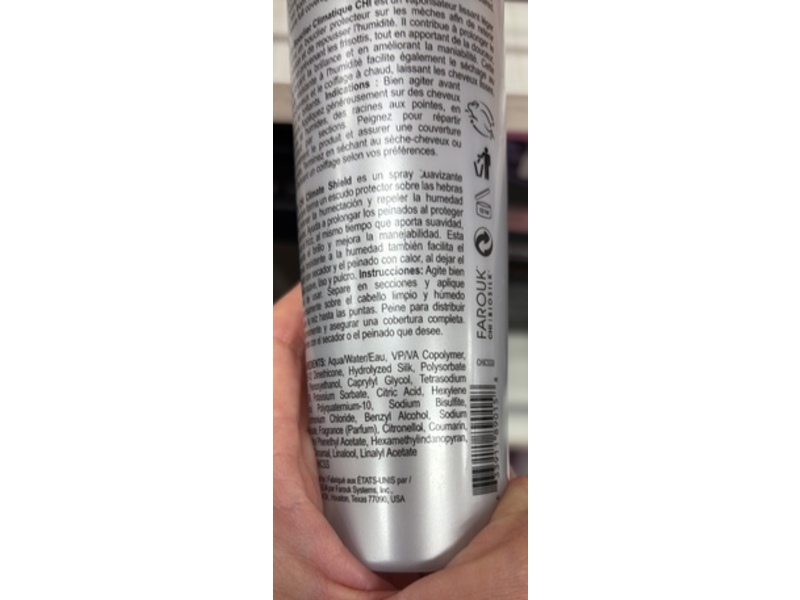 CHI Climate Shield Anti-Humidity Spray And Frizz Tamer, 8 fl oz/237 mL