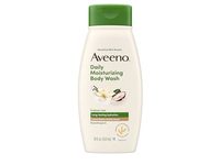 Aveeno Daily Moisturizing Body Wash, Cocoa Butter Vanilla Scent, 18 fl oz/532 mL - thumbnail 1