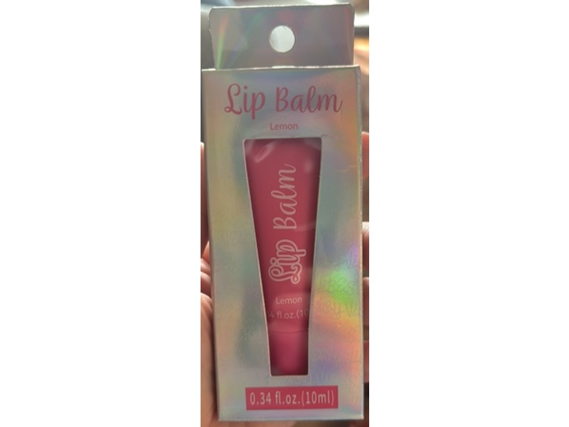 Finetime Lemon Lip Balm, Rose Red, 0.34 fl oz/10 mL