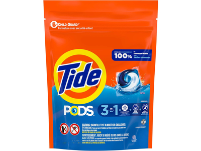 Tide 3 In 1 Laundry Detergent Pods, Original, 19 Pacs, 15 oz/452 g