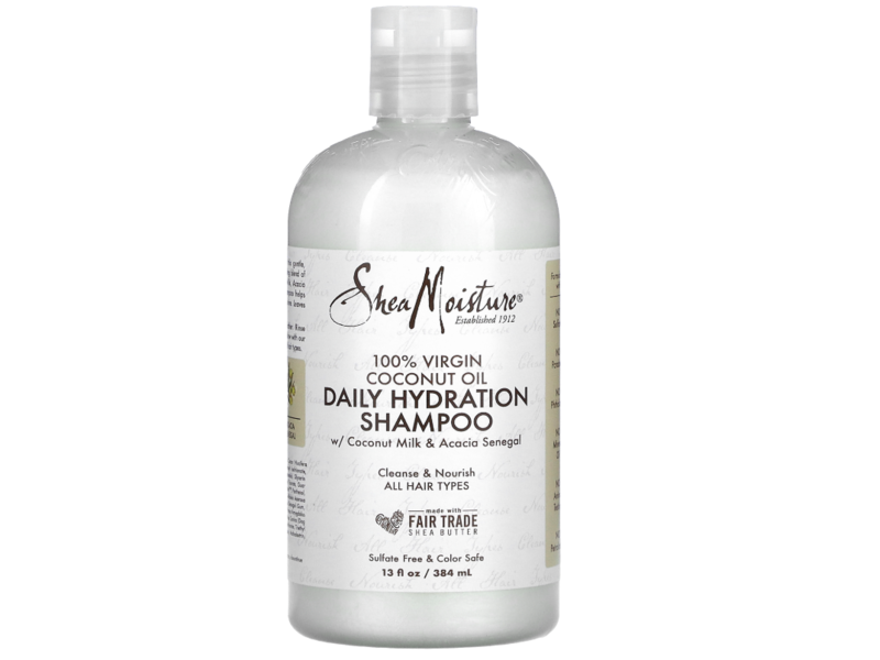SheaMoisture Daily Hydration Shampoo, Coconut Milk & Acacia Senegal, 13 fl oz/384 mL