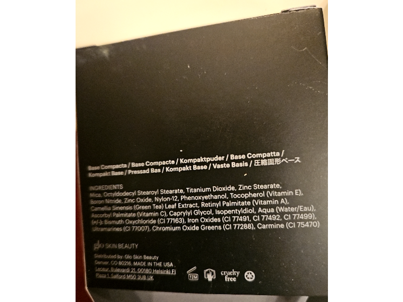 Glo Skin Beauty Pressed Base Powder Foundation, Natural Medium, 0.31 oz/9 g