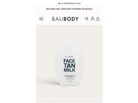 Bali Body Face Tan Milk, Hyaluronic Acid, Ceramides & Vitamin C, 1.69 oz/50 mL - thumbnail 2