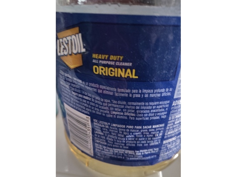 Lestoil Heavy Duty All Purpose Cleaner, Original, 128 fl oz/3.78 L