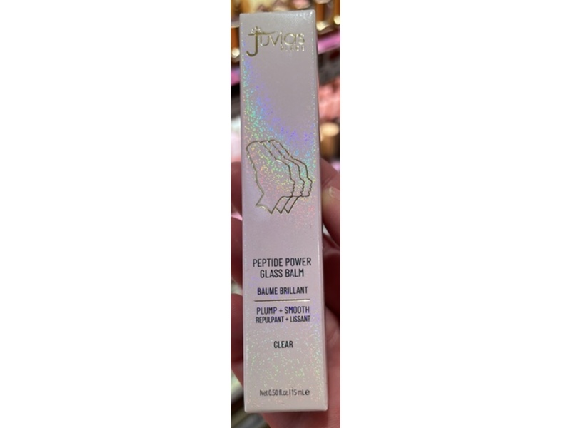 Juvia's Place Peptide Power Glass Balm, Clear, 0.50 fl oz/15 mL