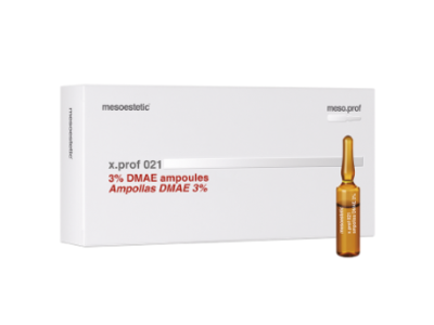 Mesoestetic X.Prof 021 3% DMAE Ampoules, 5 mL, 20 Count
