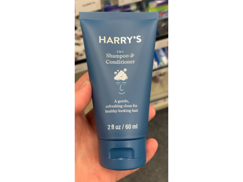 Harry's 2 In 1 Shampoo & Conditioner, 2 fl oz/60 mL
