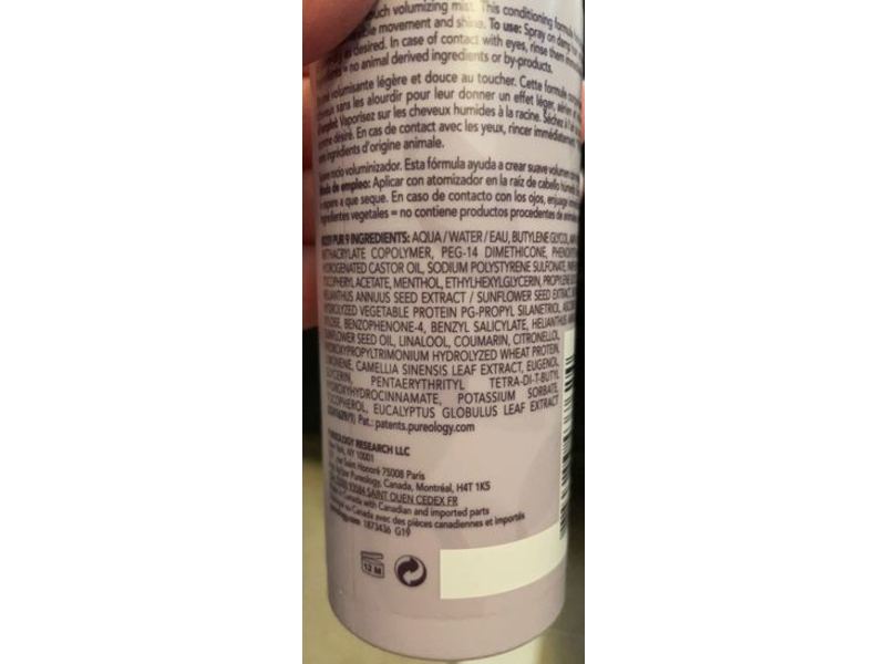 Pureology Style + Protect Instant Levitation Mist, 5.1 fl oz/150 mL