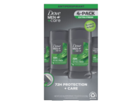 Dove Men+Care 72H Protection Antiperspirant, Extra Fresh, 2.6 oz/74 g, Pack Of 4 - thumbnail 1