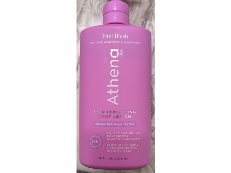 Athena Club Skin Perfecting Body Lotion, First Blush, 16 fl oz.473 mL