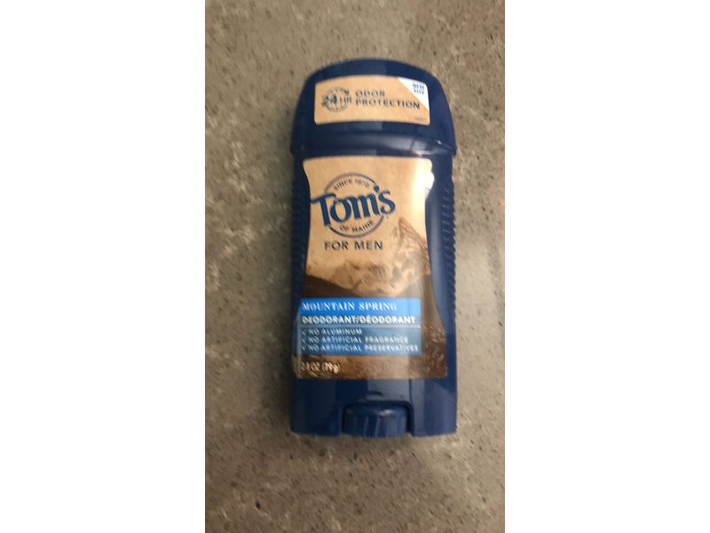Tom's of Maine Mountain Spring Deodorant, 2.8 oz (79g)