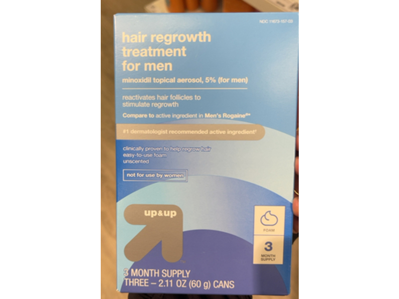 Up & Up Hair Regrowth Treatment, Minoxidil Topical Aerosol 5%, 2.11 oz/60 g