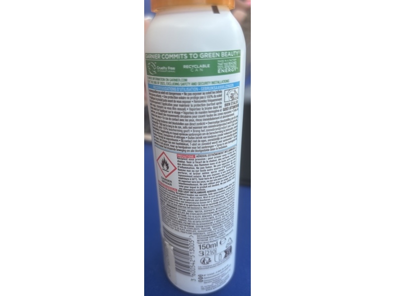 Garnier Ambre Solaire Sensitive Expert+ Sun Protection Mist, SPF 50+, 150 mL