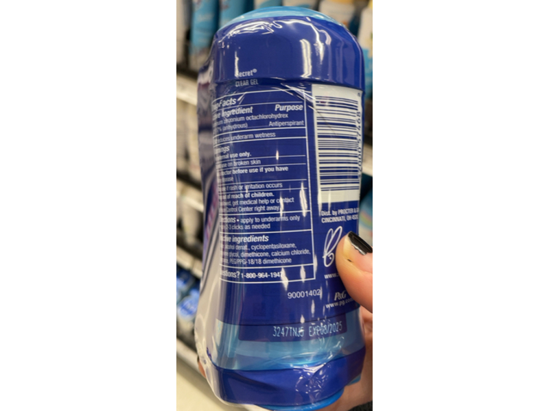 Secret Outlast Clear Gel Antiperspirant Deodorant Set, Protecting Powder,