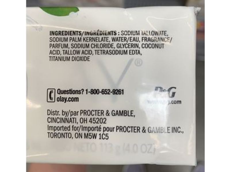 Olay Ultra Fresh Cleansing Bar Soap, Water Lily, 8 Count