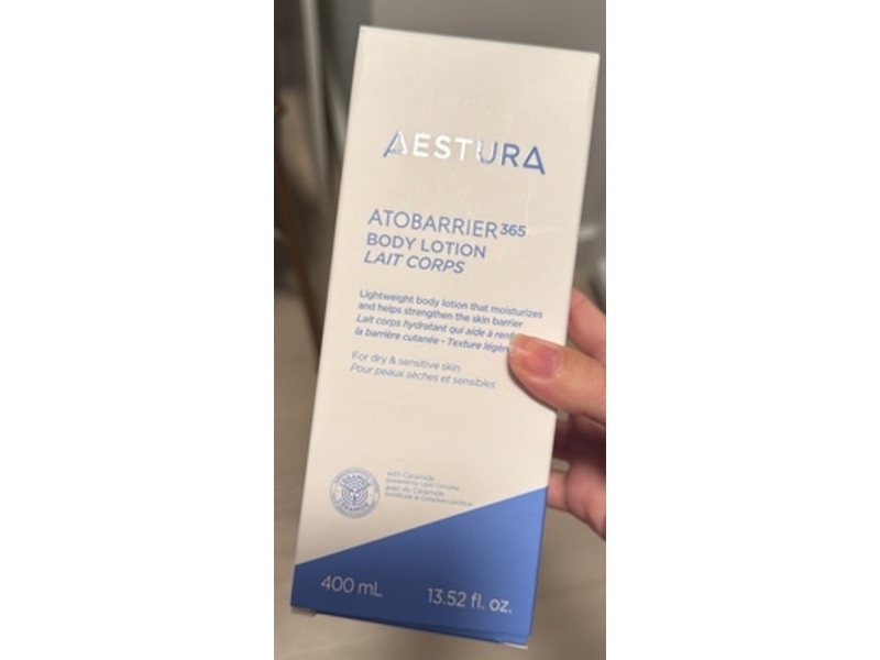 Aestura Atobarrier 365 Body Lotion, 13.52 fl oz/400 mL