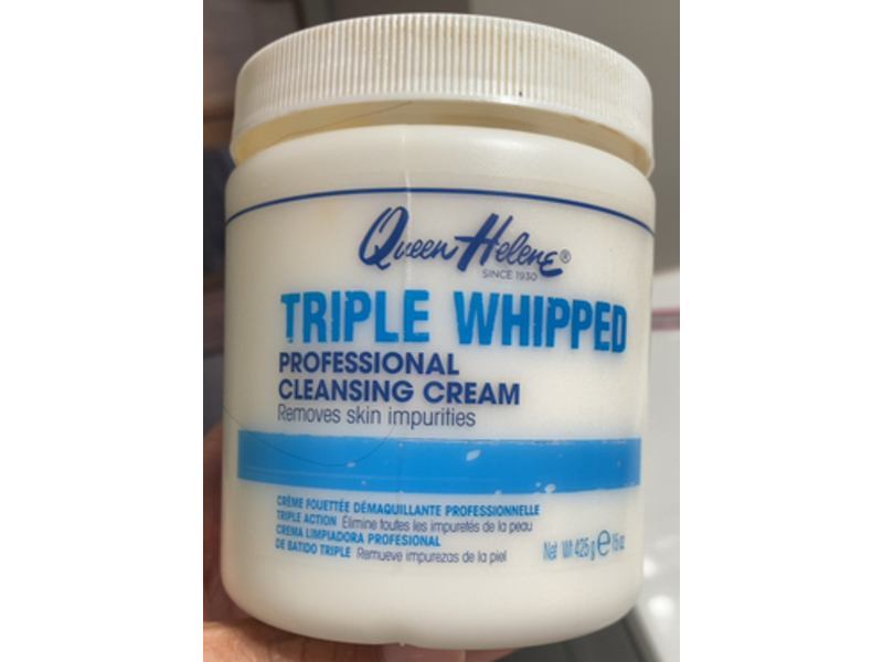 Queen Helene Triple Whipped Professional Cleansing Cream, 15oz/425 g