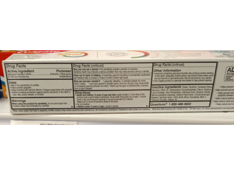 Colgate Total Toothpaste, Fresh Mint Stripe , 5.1 oz/144 g