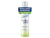 Secret Whole Body Deodorant Body Spray White Tea & Jasmine, 3.5 oz/99 g - Image 2