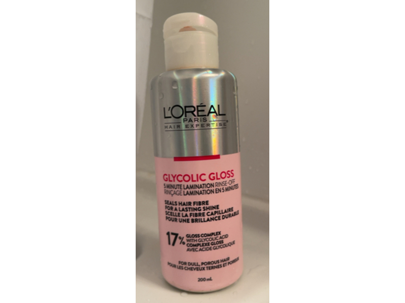 L'oreal Paris Glycolic Gloss 5 Minute Lamination Treatment, Glycolic Acid Complexe Gloss, 200 mL