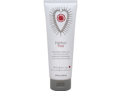 Hathor Pure Personal Lubricant with Horny Goat Weed, 8 fl oz/240 mL