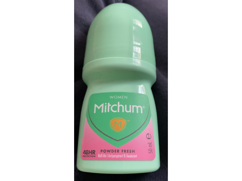 Women Mitchum Powder Fresh Roll-On Antiperspirant & Deodorant, 1.7 oz/50 mL