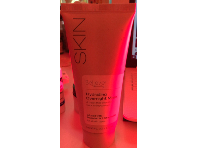 Believe Beauty Skin Hydrating Overnight Mask, 6 fl oz/177 mL