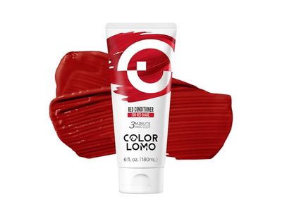 Colorlomo Semi Permanent Hair Color, Red Conditioner, 6 fl oz/180 mL