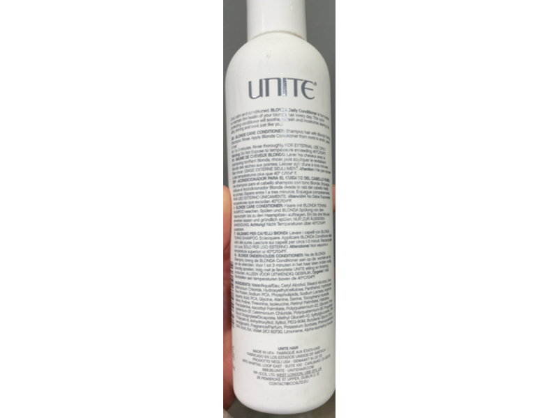 Unite Blonda Daily Conditioner, 8 fl oz/236 mL