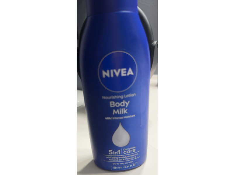 Nivea 5 In 1 Complete Care Nourishing Lotion Body Milk, 13.52 fl oz/400mL