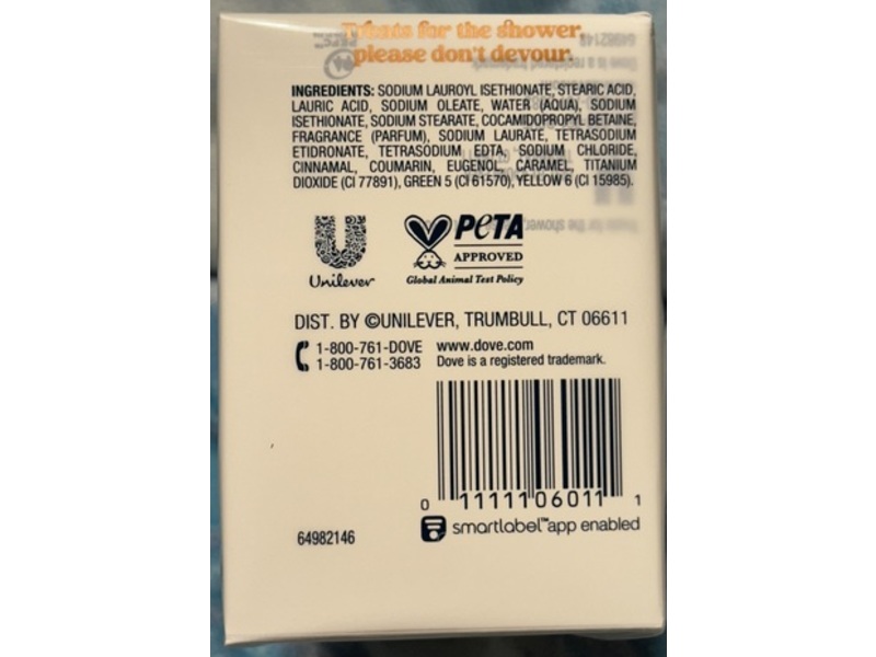 Dove Beauty Bar Soap, Gingerbread Delight, 3.75 oz, 4 Count