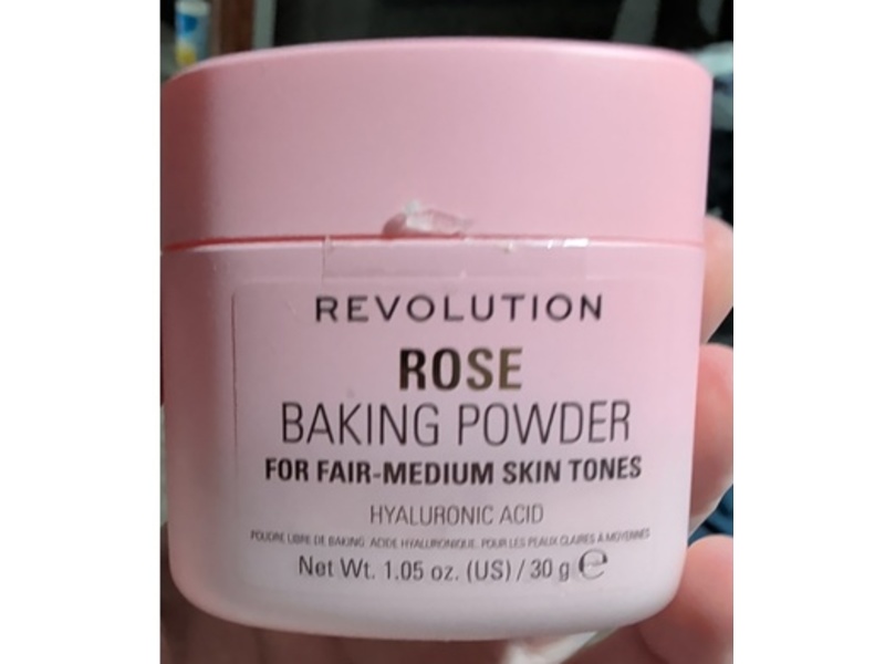 Revolution Beauty London Baking Powder, Rose, 1.05 oz/30 g