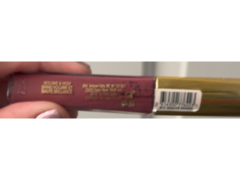 Rimmel Stay Plumped Lip Gloss, 211 Mauve Mama, 0.21 fl oz/6.5 mL
