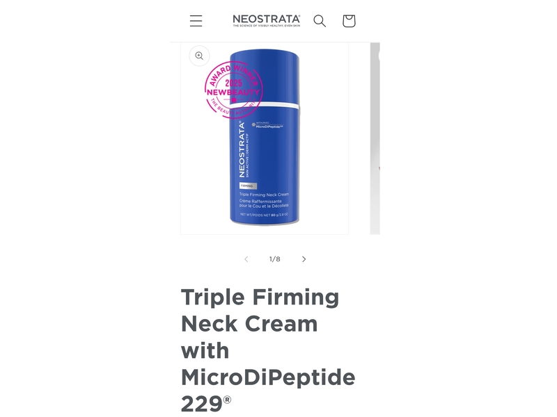 NeoStrata Triple Firming Neck Cream, MicroDiPeptide229, 2.8 oz/80 g